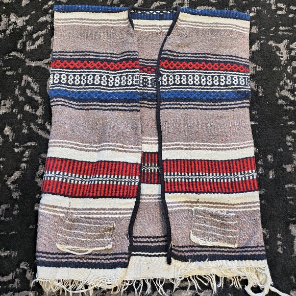 Other - Colorful Striped Woven Vest